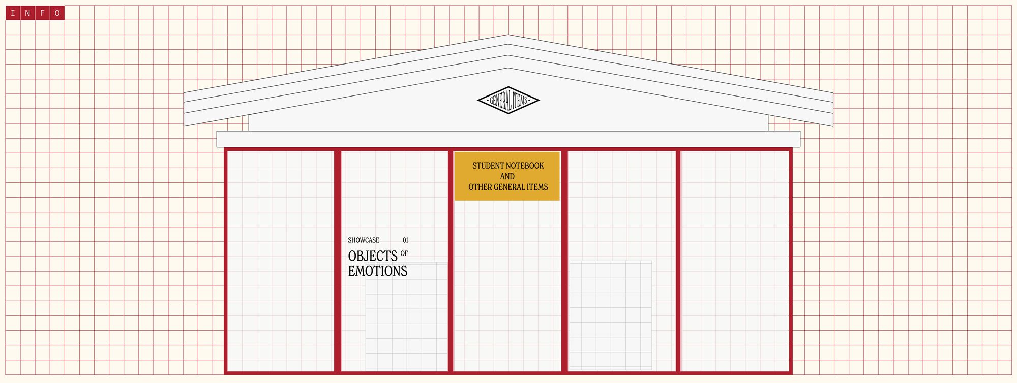 Early direction: an elevation drawing of a shopfront