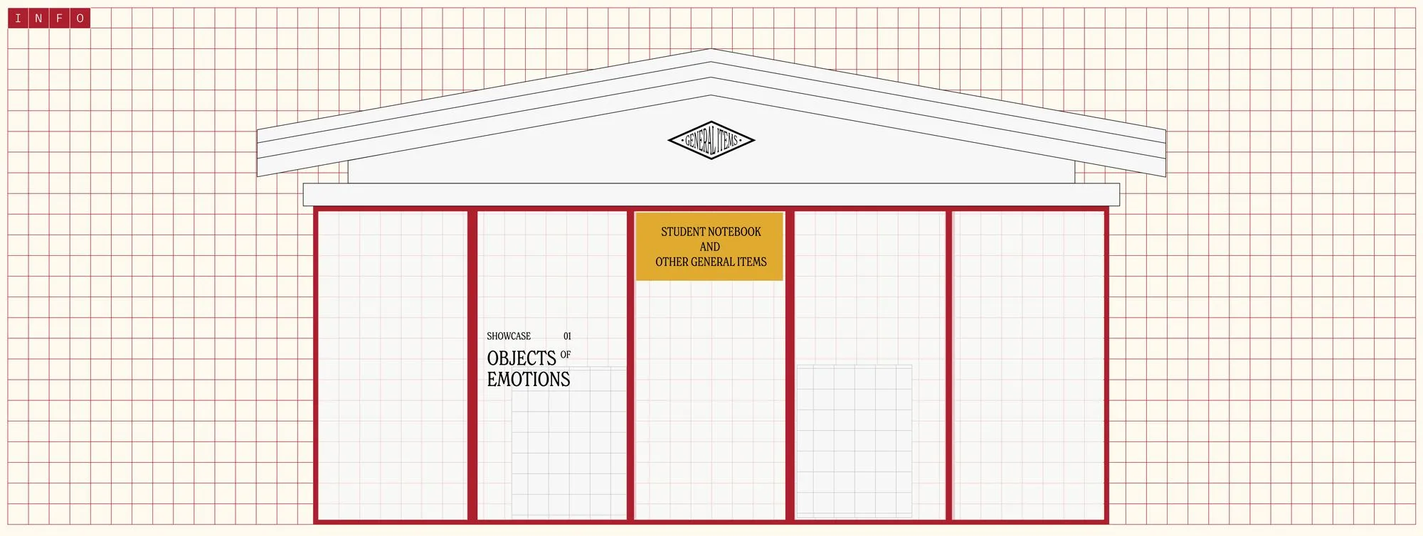 Early direction: an elevation drawing of a shopfront