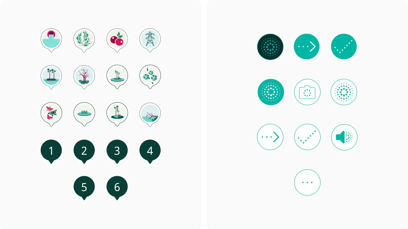 Navigation iconography
